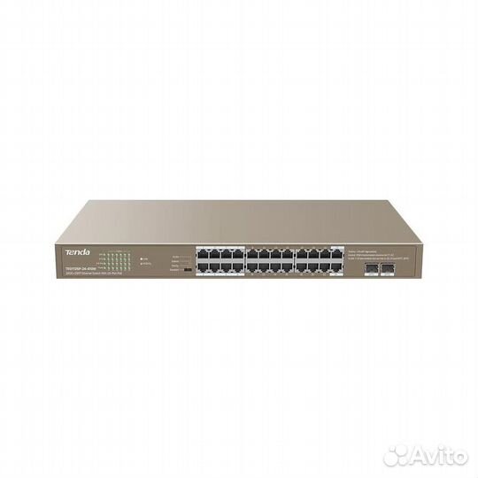 Коммутатор 24port 4POE TEG1126P-24-410W tenda