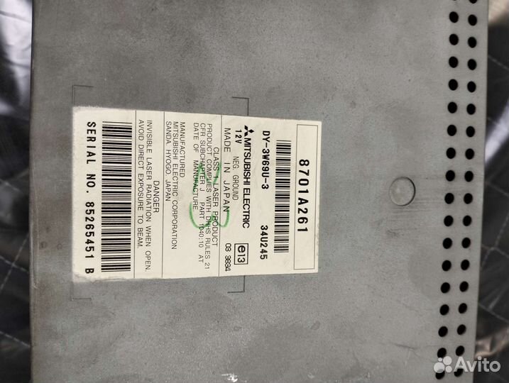 Магнитола mitsubishi lancer 10