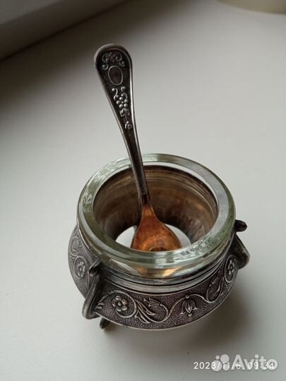 Солонка мельхиор СССР