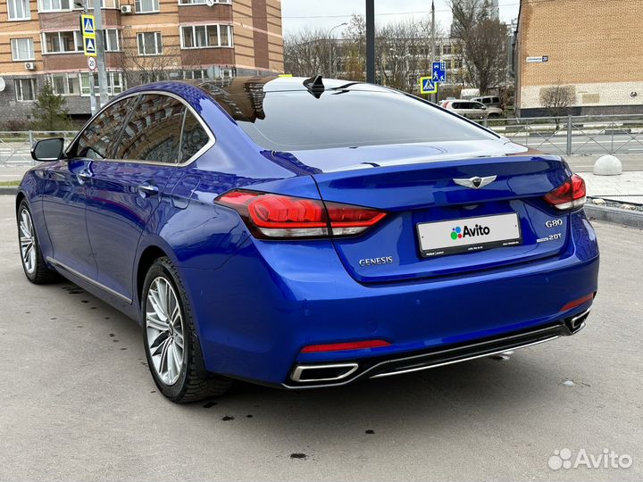 Genesis G80 2.0 AT, 2018, 92 000 км