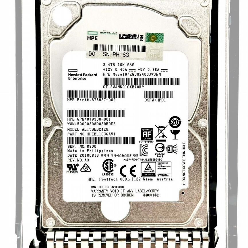 [881457-B21] Жесткий Диск Hp 2.4tb 881507-001 Sas 2 881457-B21