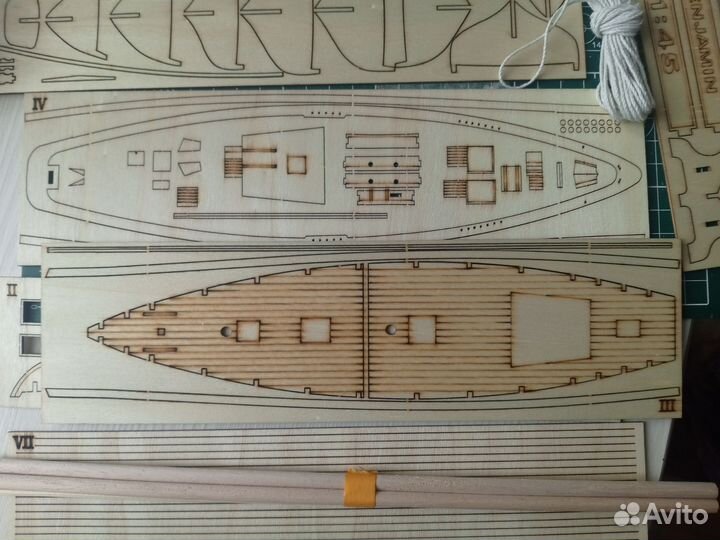 Сборная деревянная модель корабля Benjamin 1/45