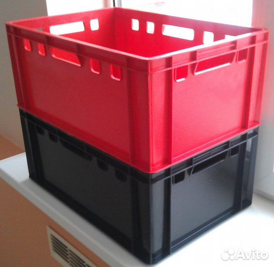 Пластиковые Ящики для мяса Gplast Е2 600х400х200мм