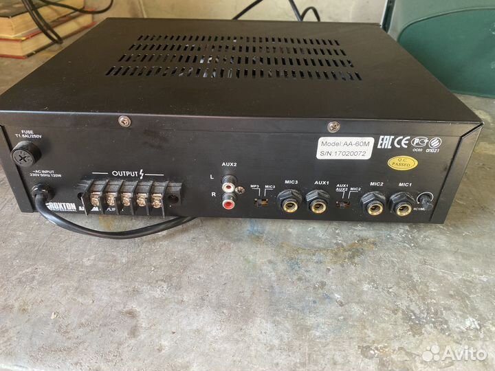 Микшер-усилитель Roxton AA-60M