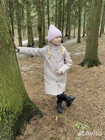 Пальто для девочки 134