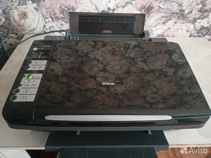 Цветной принтер сканер б/у, epson stylus cx7300