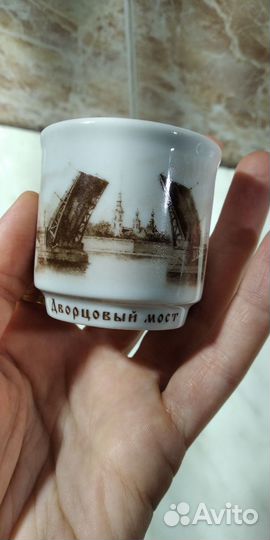 Сувенирные стопки новые фарфор 3 шт