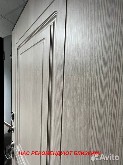 Толстая дверь металлическая в дом