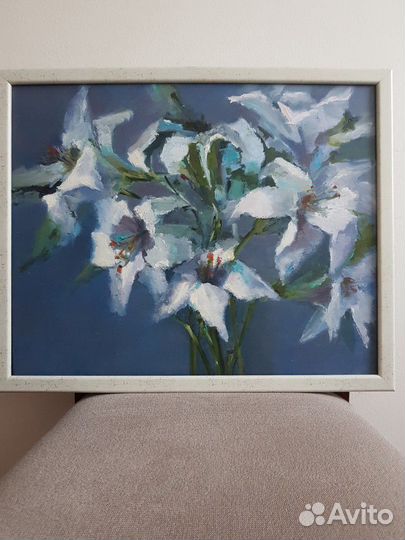 Картины маслом, Лилии, Современная живопись