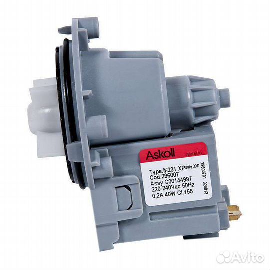 Сливной насос (помпа) универсальный 40W, Askoll
