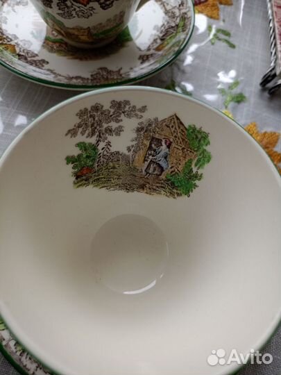 Винтажные кофейные пары Spode Byron Copeland