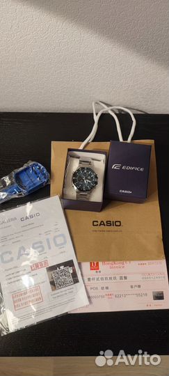 Мужские наручные часы casio edifice efr 571db 1a1