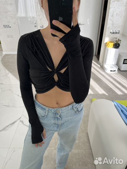 Топ черный