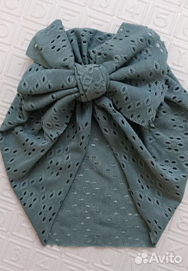 Шапочка-тюрбан для девочки