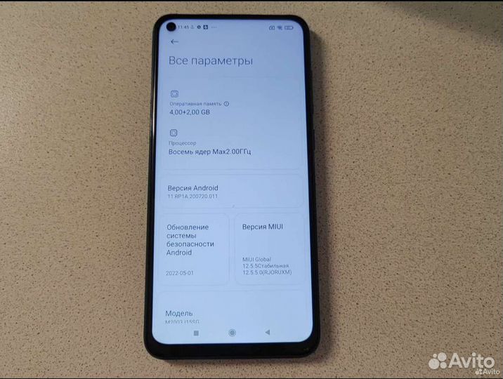 Телефон redmi note 9 на 128