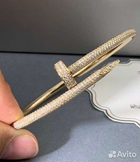 Золотой браслет Cartier 30.6 гр 2.18 ct