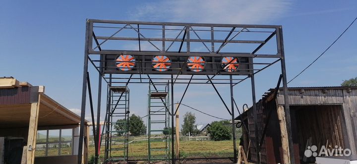 Сушильная камера древесины - 60 куб.м загрузки