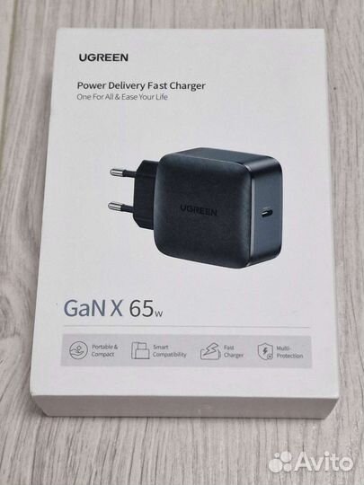 Зарядное устройство Ugreen GaN X 65W