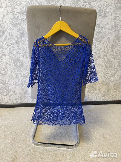 Купальник на 5-6 лет, коралки, пляжное платье