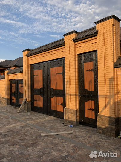 Кованные ворота перилы навесы