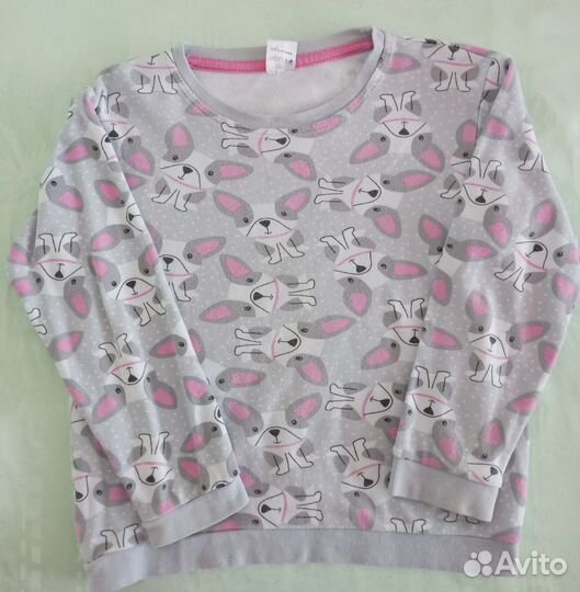 Лонгслив для девочки, рост 128