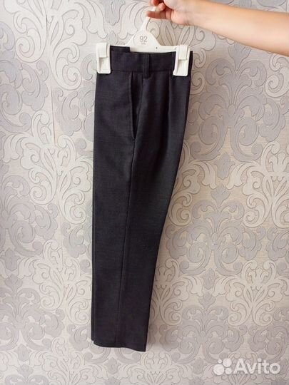 Школьный костюм пеплос 128*56*54 темно-серый цвет