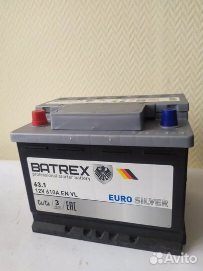 Batrex 4610082700635 Аккумулятор standart 60 Ah, 5