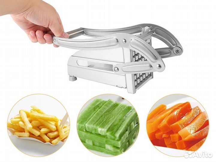 Картофелерезка металлическая potato chipper