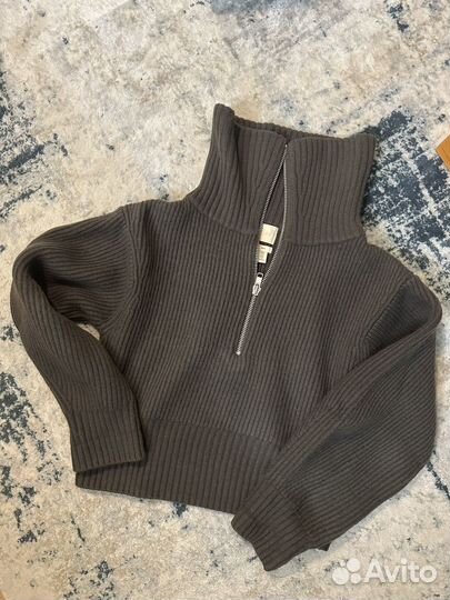 Кофта zip H&M 100% шерсть