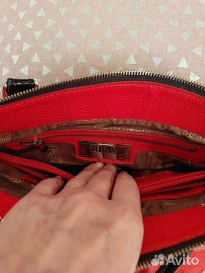 Сумка женская натуральная кожа италия