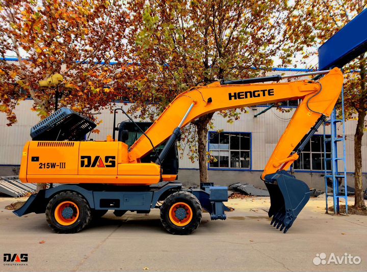 Колёсный экскаватор HENGTE HT215W, 2024