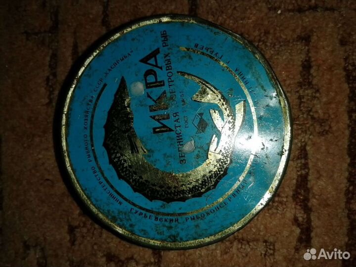 Баночка из под икры и конфет