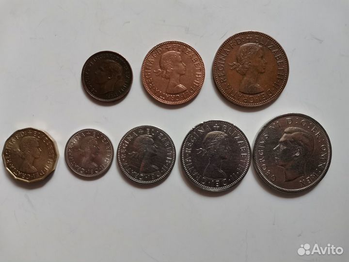 Разменные монеты Великобритании