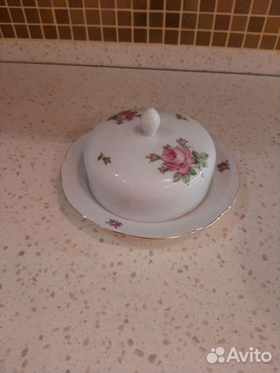 Масленка фарфор из гдр