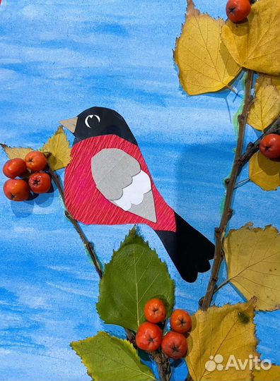 Осенняя подделка в сад и школу