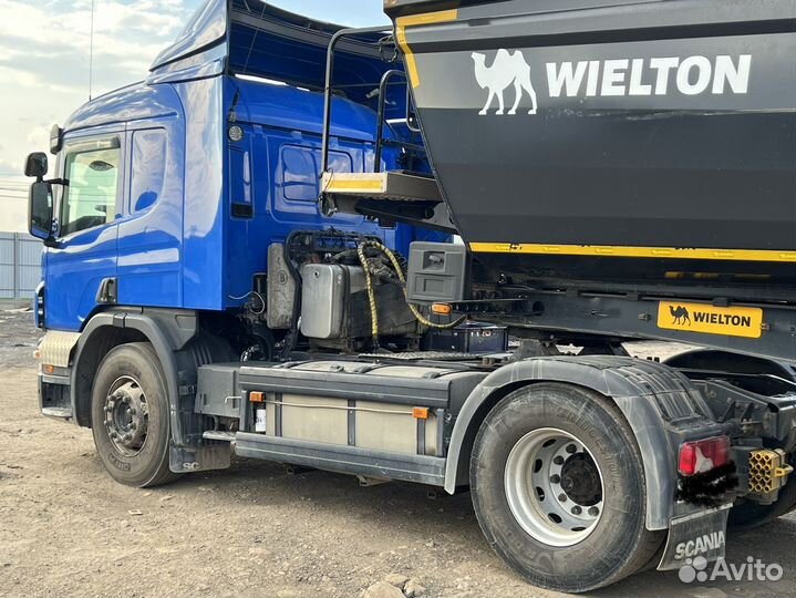 Scania P400 с полуприцепом, 2018