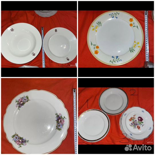 Блюда, тарелки и блюдца СССР