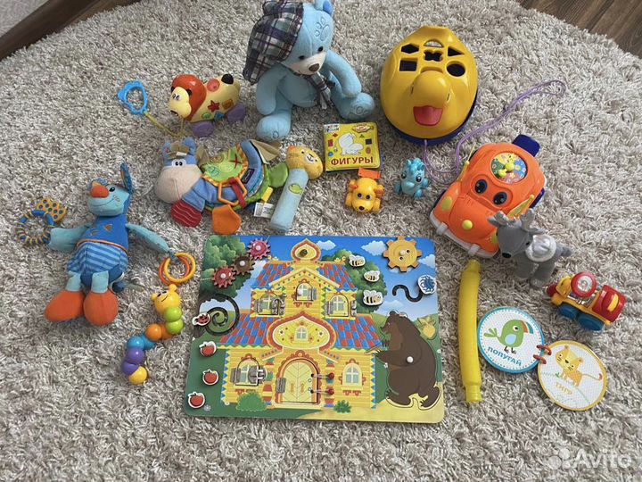 Развивающие игрушки пакетом для малышей