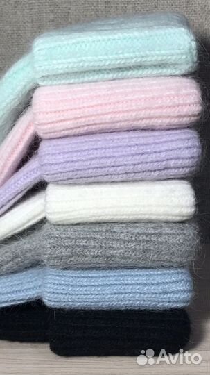 Шапки пуховые(новые),размер 54-60