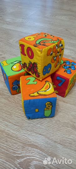 Кубики детские мягкие