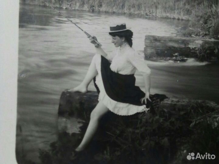 Фото- стерео /рыбачка/ Россия до 1917 года