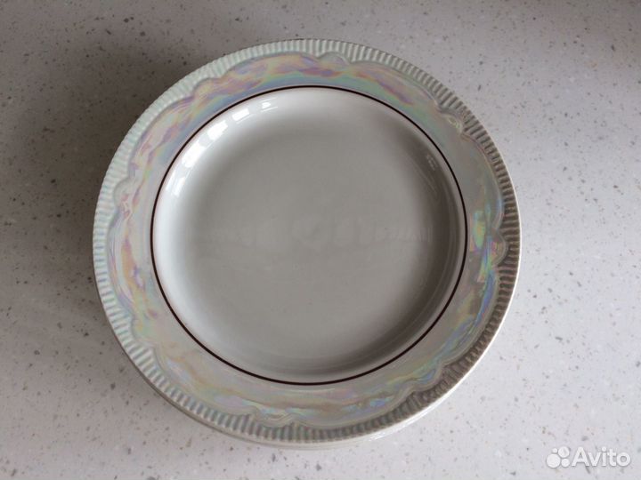 Тарелка СССР с перламутром