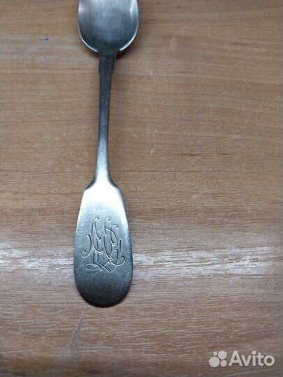 Серебряная чайная ложка 84 проба