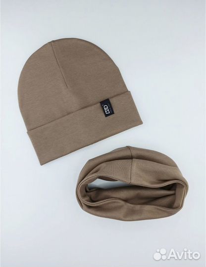 Комплект шапка и снуд детский