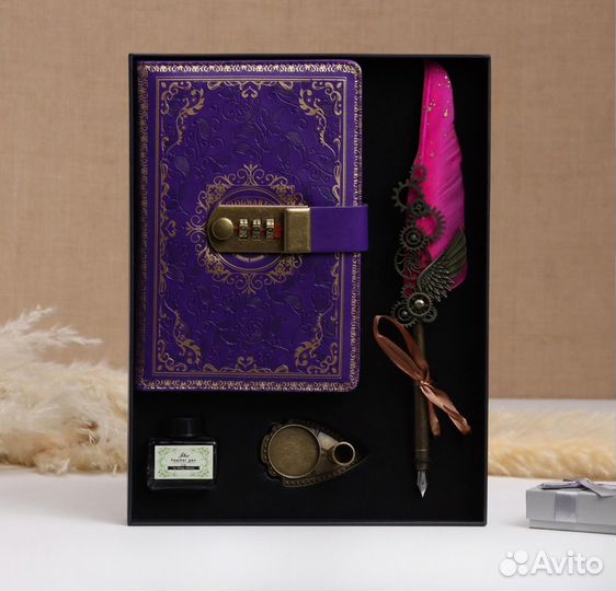 Набор подарочный Блокнот и перо