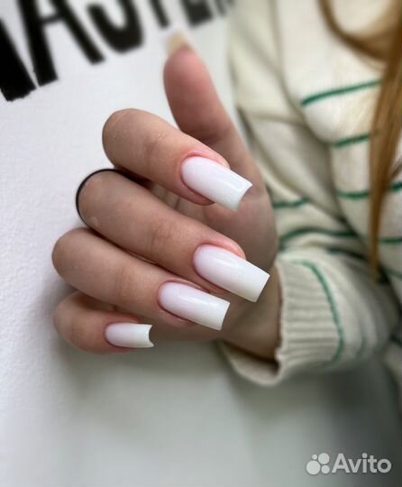 Маникюр наращивание