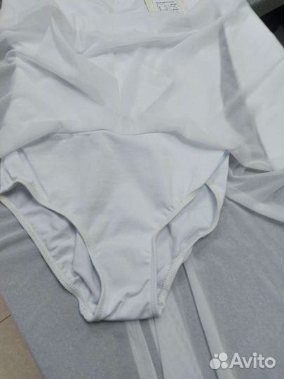 Дг 330 Купальник гимнастический рукав 3/4