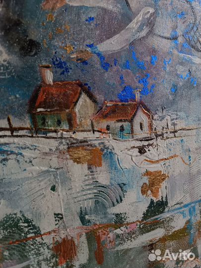 Картина подарок на новый год