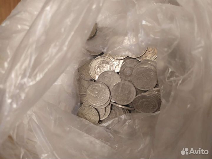 Монеты 1,10,15,20,50 копеек