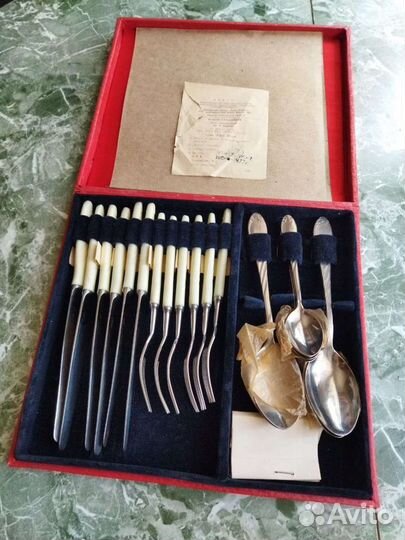 Столовый набор ложки и вилки СССР